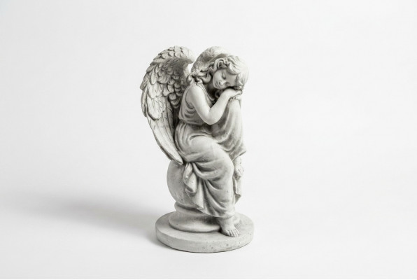 Engel 36cm Sculptuur Ontwerp Figuur Standbeeld Tuin Figuren Beelden