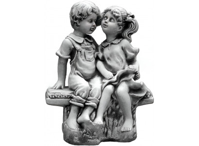 40 cm decoratieve sculptuur ontwerp figuur standbeeld grijs tuinfiguren natuur standbeelden