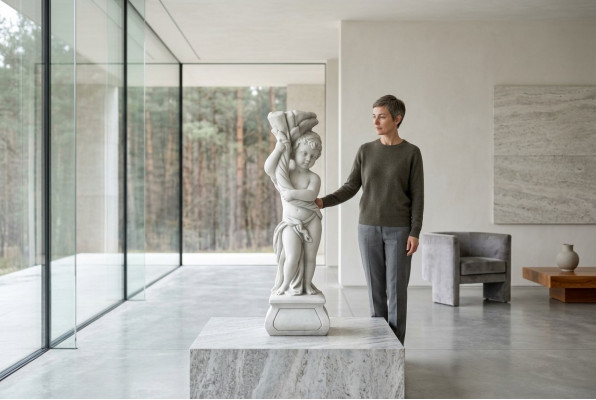 80cm Deco Sculptuur Ontwerp Figuur Standbeeld Tuin Figuren Beelden