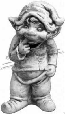 Jongen Bub 40cm Figuur Standbeeld Beeldhouwwerken Decoratieve Beelden Tuin