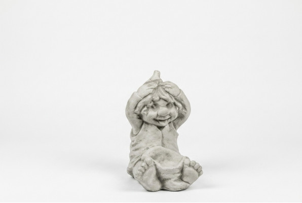 Beeld Figuur Gekke Jongen Tuindecoratie Sculptuur Figuren