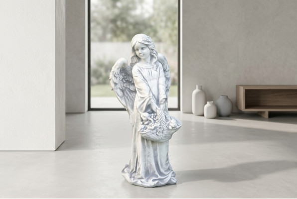 Vrouw 63cm sculptuur ontwerp figuur standbeeld tuinfiguren beelden.