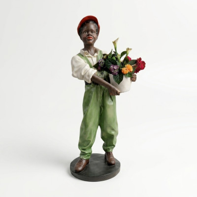 Ontwerp Bloemist Figuur Standbeeld Sculptuur Figuren Sculpturen Decoratie 7059