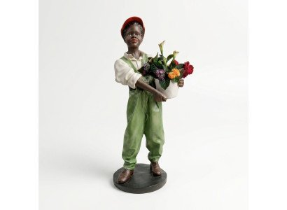 Ontwerp Bloemist Figuur Standbeeld Sculptuur Figuren Sculpturen Decoratie 7059