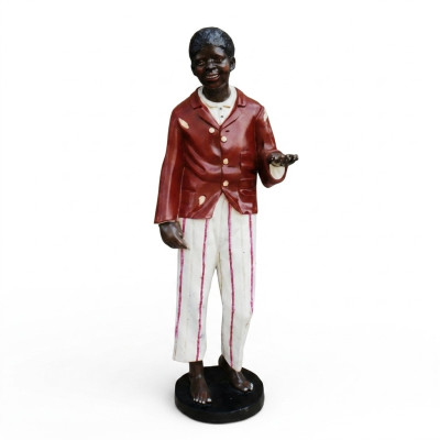Ontwerp van donkerhuidige figuur standbeeld sculptuur ornamenten decoratie deco