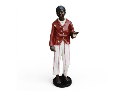 Ontwerp van donkerhuidige figuur standbeeld sculptuur ornamenten decoratie deco