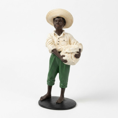 Ontwerp jongen met tas figuur standbeeld sculptuur figuren sculpturen decoratie 7088