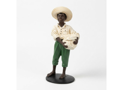 Ontwerp jongen met tas figuur standbeeld sculptuur figuren sculpturen decoratie 7088