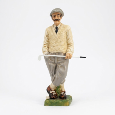 Ontwerp Golfspeler Figuur Standbeeld Sculptuur Figuren Sculpturen Decoratie Deco 7610