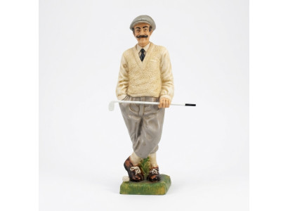 Ontwerp Golfspeler Figuur Standbeeld Sculptuur Figuren Sculpturen Decoratie Deco 7610