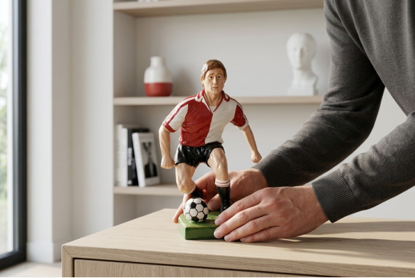 Ontwerp Voetballer II Figuur Standbeeld Sculptuur Figuren Sculpturen Decoratie 7614