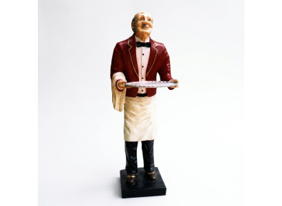 Bediende figuur standbeeld sculptuur beeldhouwwerken decoratie serveer standaard nieuw