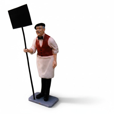 Schild Restaurant Figur Statue Skulptur Figuren Skulpturen Dekoration Deko 182cm  Bord Restaurant Figuur Standbeeld Sculptuur Figuren Sculpturen Decoratie Deco 182cm