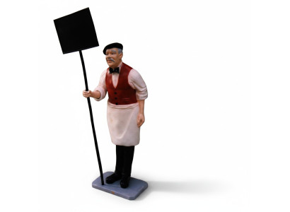 Schild Restaurant Figur Statue Skulptur Figuren Skulpturen Dekoration Deko 182cm  Bord Restaurant Figuur Standbeeld Sculptuur Figuren Sculpturen Decoratie Deco 182cm