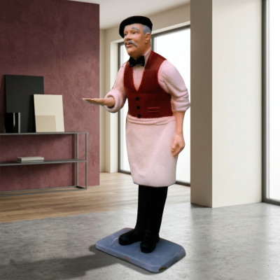ONTWERP GASTHEER FIGUUR STANDBEELD BEELDEN SCULPTUREN DECORATIE