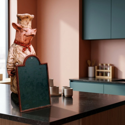 Restaurant Ständer Tafel Steak Figur Statue Skulptur Figuren Skulpturen Gastro   Restaurant Stand Tafel Biefstuk Figuur Standbeeld Sculptuur Figuren Sculpturen Horeca