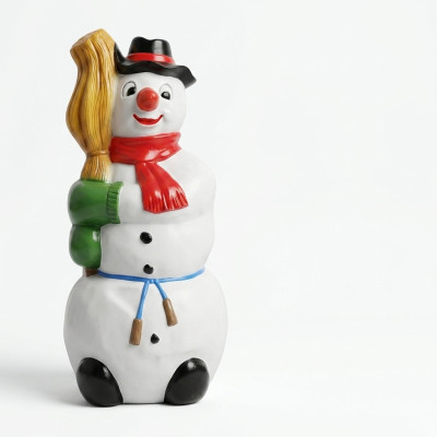 Ontwerp Sneeuwpop Figuur Standbeeld Sculptuur Figuren Sculpturen Decoratie Deco 8847