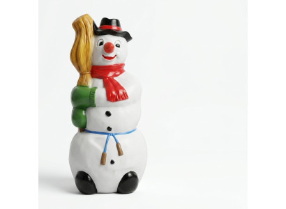 Ontwerp Sneeuwpop Figuur Standbeeld Sculptuur Figuren Sculpturen Decoratie Deco 8847