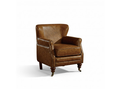 Chesterfield oorfauteuil bruin lederen zitgroep fauteuil bank lederen sofa nieuw