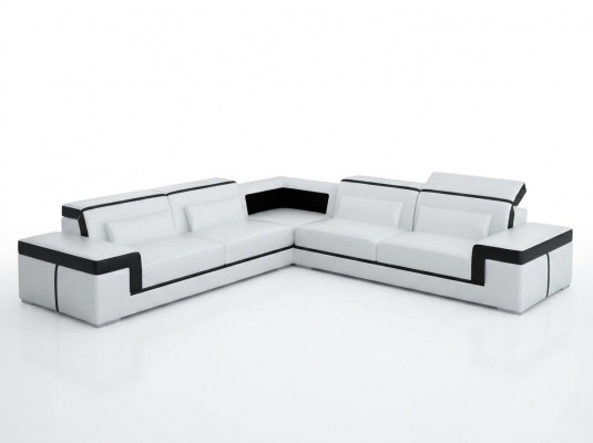 Leren bank Bank Woonlandschap Hoekbank Hoek Bankstel Ontwerp Modern Bankstel G8020B