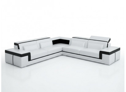 Leren bank Bank Woonlandschap Hoekbank Hoek Bankstel Ontwerp Modern Bankstel G8020B