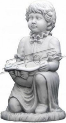 Kind Figur Skulptur Figuren Standbeeld Figuur Decoratie Ontwerp Tuindecoratie Terras