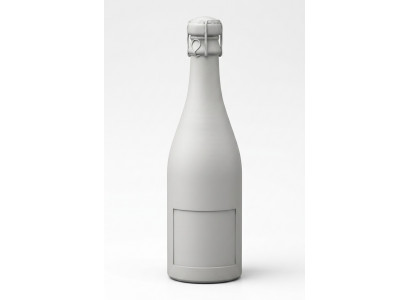 Champagne figuur sculptuur figuur standbeeld fles mousserende wijn ontwerp tuindecoratie