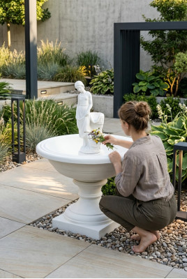 Fontein Tuinvijver Tuinfontein 136cm Stenenfontein Waterval Nieuw