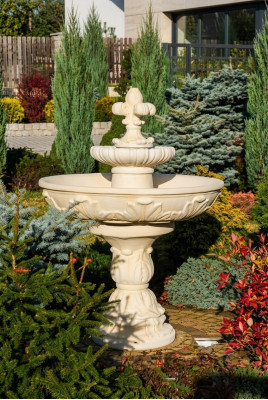 Zierbrunnen Fontein Fontein Decoratie Deco Tuin Fontaine Vijver FIORE