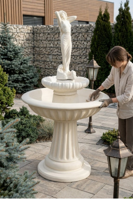Zierfontein Lente Fontein Sculptuur Fontein Tuin Fontein Vijver Nieuwe Decoratie 172cm