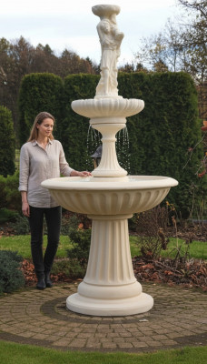 Zierfontein fontein 197cm sculptuur fontein decoratie tuin fontein vijver nieuw  Sierfontein fontein 197cm sculptuur fontein decoratie tuin fontein vijver nieuw