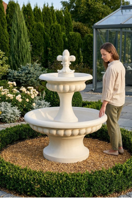 Zierfontein Fontein 157cm Sculptuur Fontein Decoratie Tuin Fontein Vijver Nieuw