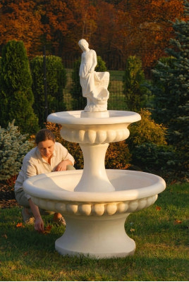 Zierfontein Fontein 163cm Sculptuur Fontein Decoratie Tuin Fontein Vijver Nieuw  Sierfontein Fontein 163cm Sculptuur Fontein Decoratie Tuin Fontein Vijver Nieuw