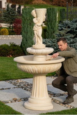 Zierfontein Fontein Sculptuur Fontein Decoratie Tuin Fontein Vijver Nieuw 174cm  Sierfontein Fontein Sculptuur Fontein Decoratie Tuin Fontein Vijver Nieuw 174cm