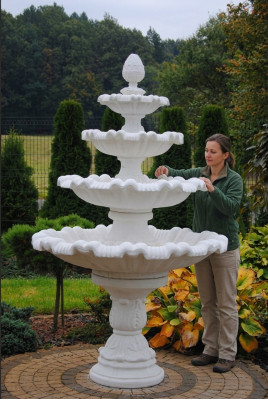 Fontein Tuinvijver Fontein 218cm Stenen fontein Tuinfontein Fontein Nieuw