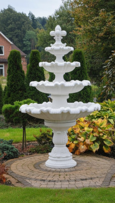 Fontein tuinvijver fontein 224cm stenen fontein tuinfontein fontein nieuw