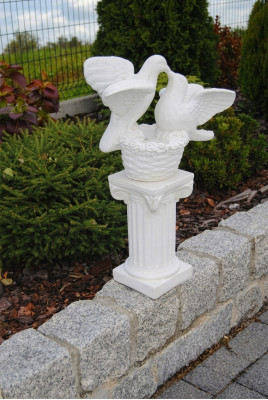 Zuil Pilaren Figuur Sculptuur Figuren Standbeeld Terras Ontwerp Tuin Decoratie