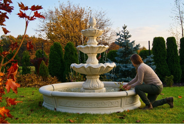 Zierfontein fontein sculptuur fonteindeco tuin fontein vijver nieuw 195cm -> Sierfontein fontein sculptuur fontein decoratieve tuin fontein vijver nieuw 195cm