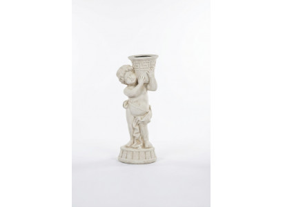 Beeld standbeeld met bloemenvaas doos standbeelden sculpturen tuin