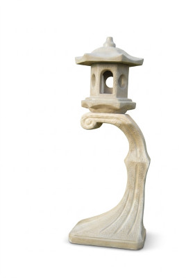 Lamp Buitenverlichting Tuin Terrassen Steen Sculptuur Figuur Licht Verlichting Nieuw