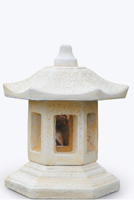 Buitenlamp Lamp Terras Steen Sculptuur Verlichting Lantaarn Tuin