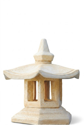 Buitenverlichting lantaarn lamp terrassen steen sculptuur armatuur verlichting tuin