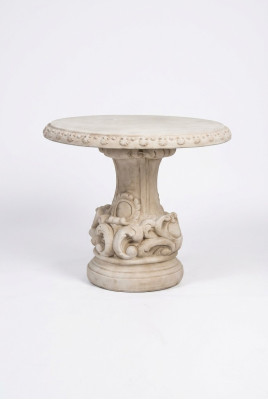 Tafels Romeinse Stijl Tuin Steen Tafel Rond Terras Meubels Tuinmeubelen Decoratie