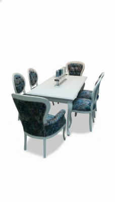 6x Stoelenset Fauteuil Zitkussen Chesterfield Designer Stoelen met Leuning.