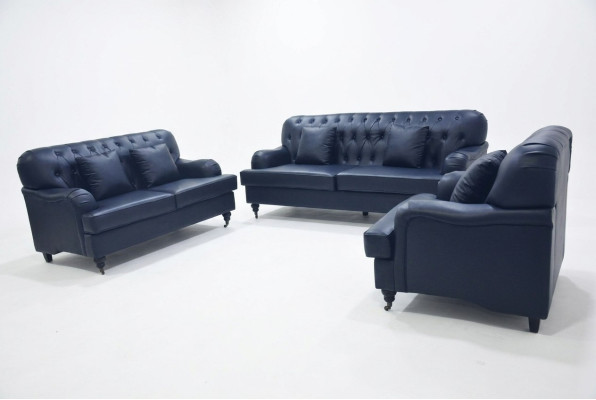 Chesterfield bank Leder bankstellen Elegant Luxe woonkamer Modern Ontwerp