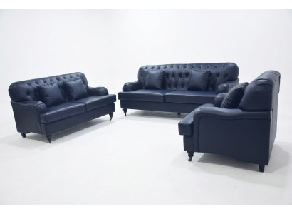 Chesterfield bank Leder bankstellen Elegant Luxe woonkamer Modern Ontwerp