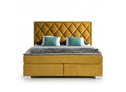 Betten Bed Bekleding Leder Textiel Designer Elegant Dubbel Echtgenoot Hotel Boxspring Nieuw