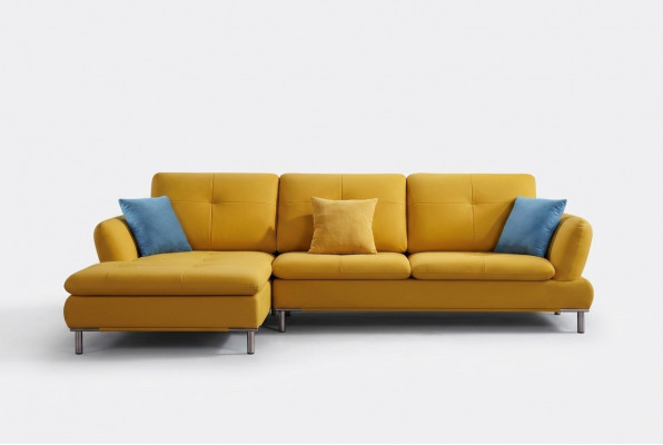 Hoekbank Lederen Bekleding Zitbank Set Woonkamer Landschap Sofa's Nieuw Hoek