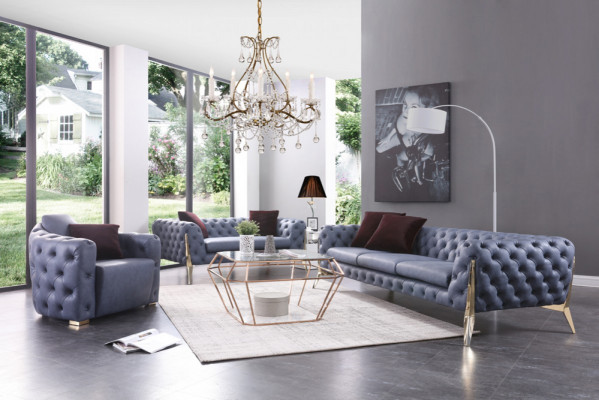 Tweepersoons 2-zits Chesterfield bank klapbank zitbank sofa ontwerp Italië