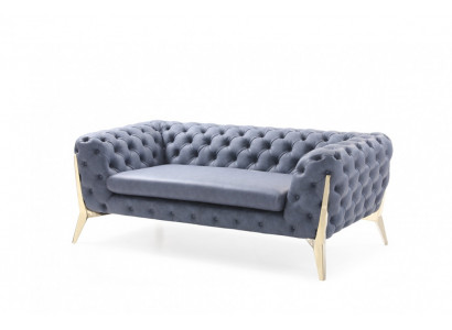 Tweepersoons 2-zits Chesterfield bank klapbank zitbank sofa ontwerp Italië